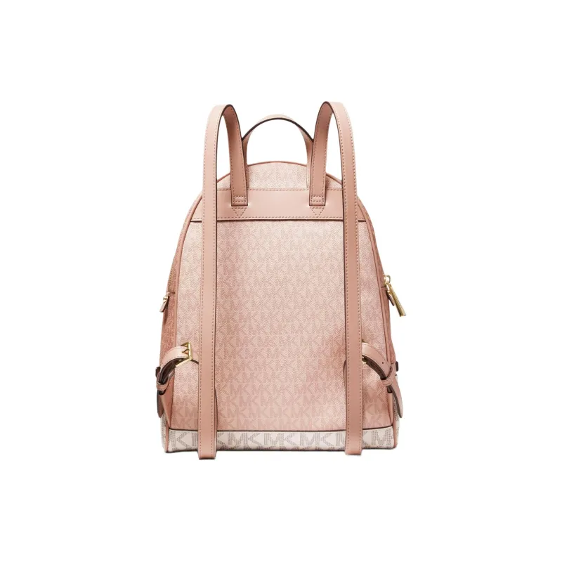 MICHAEL KORS Rhea Medium Color Block Logo Backpack-2
