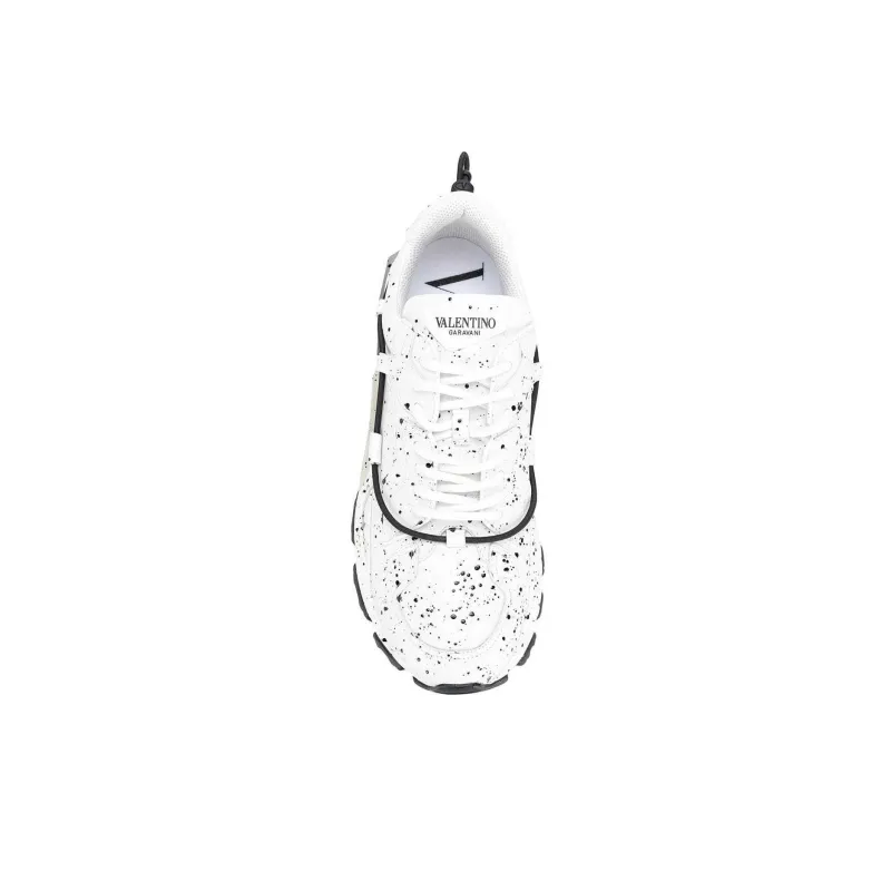 Valentino Bounce Low Top Casual Shoes Men's White-4