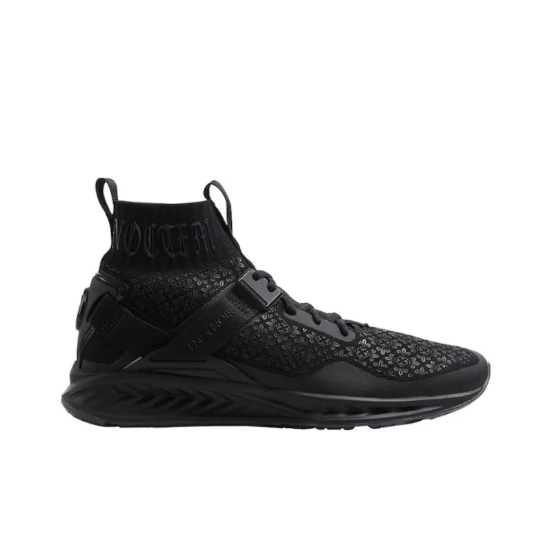 PUMA IGNITE Evoknit En Noir High-Top Casual Shoes Men's Black-1