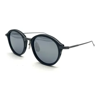 THOM BROWNE Round Frame Sunglasses
