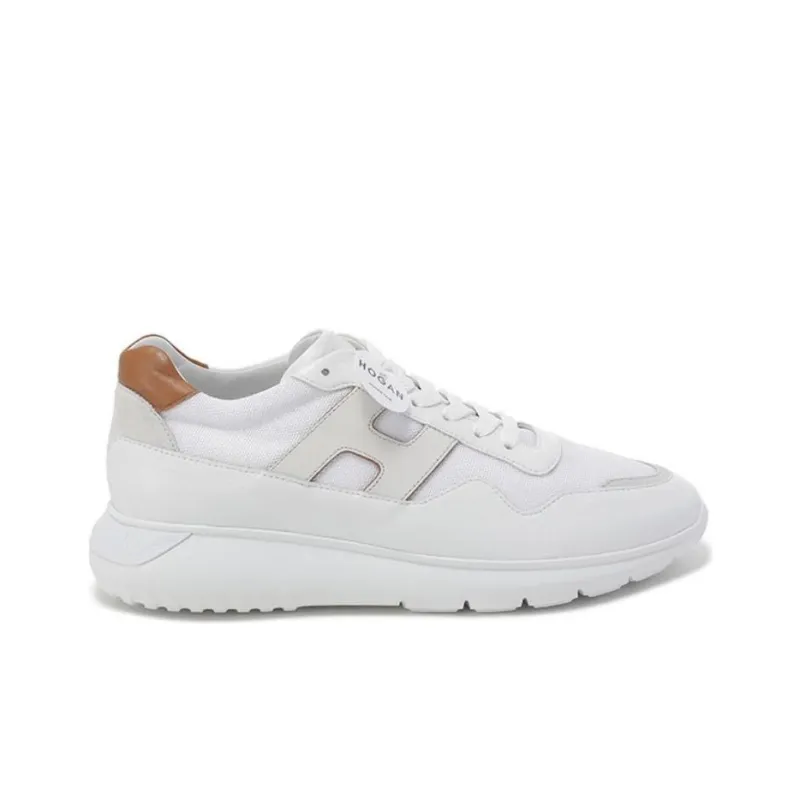 HOGAN Interactive 3 Round Toe Lace Up Sneakers-1