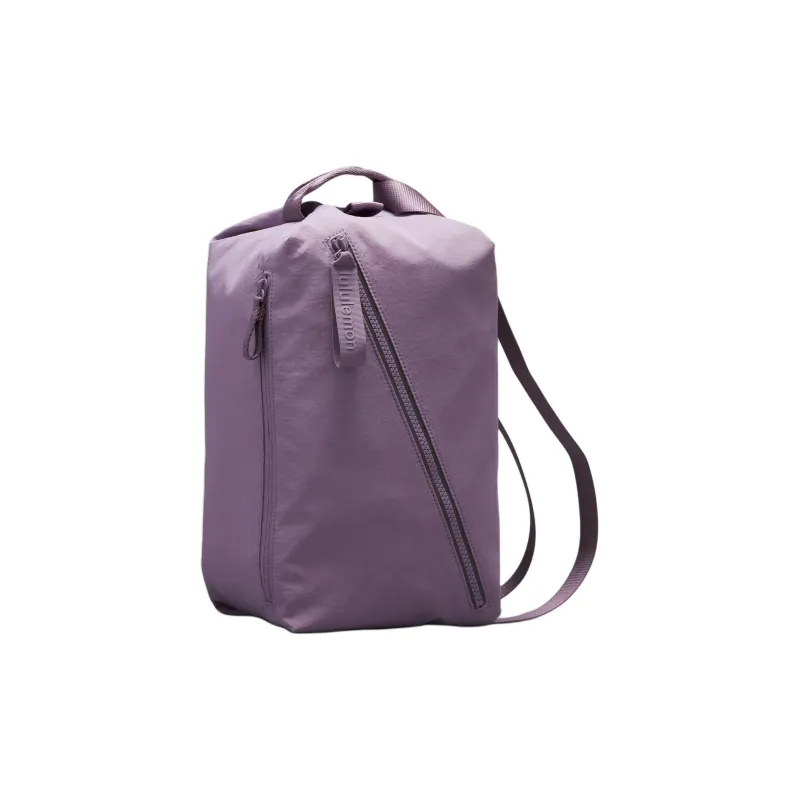 Lululemon Cotton Sports Bag Backpack Shoulder Bag Women's Purple-1