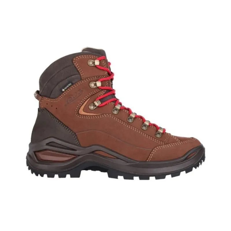 Lowa Renegade GTX Mid Cushioning Wear-Resistant Mid-Top Trekking Shoes Women's Brown-1