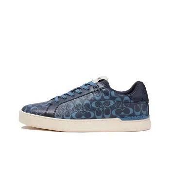 COACH Money Clip Stylish Skateboarding Shoes Men's Blue