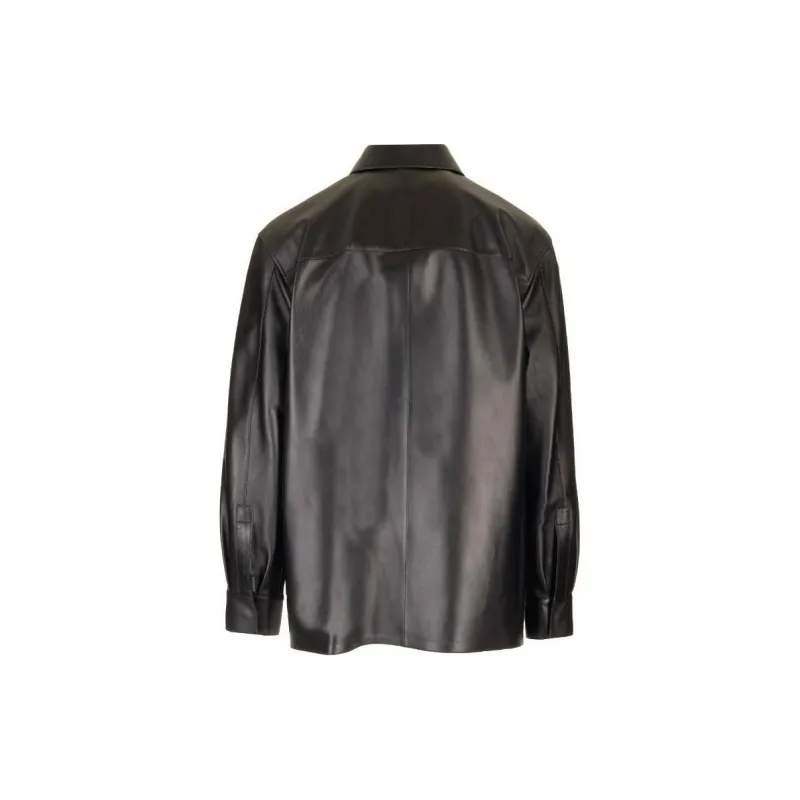 LOEWE Logo Embossed Long Sleeved Shirt-1