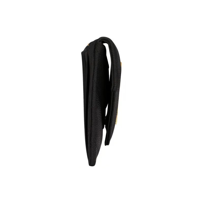 SAINT LAURENT Monogram Cow Leather Coin Purses Card Holders Women's Black-3