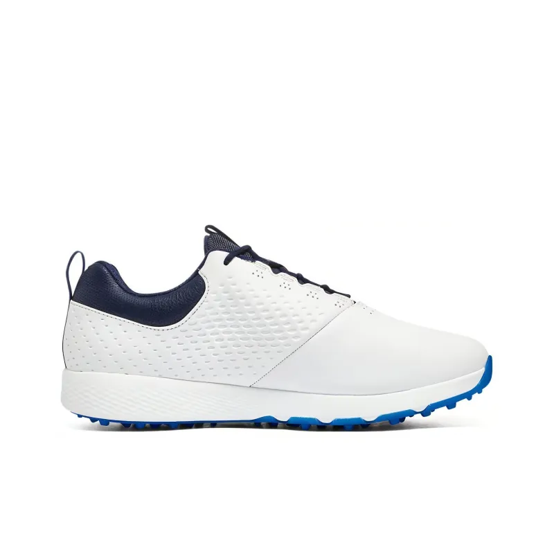 Skechers Elite 4 Cushioning Anti-Slip And Wear-Resistant Low-Top Golf Shoes Men's White Blue-1