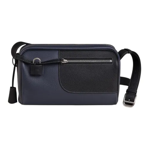 HERMES Shoulder Bags 2Z Bleu Nuit Midnight Blue