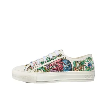 DIOR Walk'n'Dior D Constellation Platform Shoes Skateboard Shoes Women's White