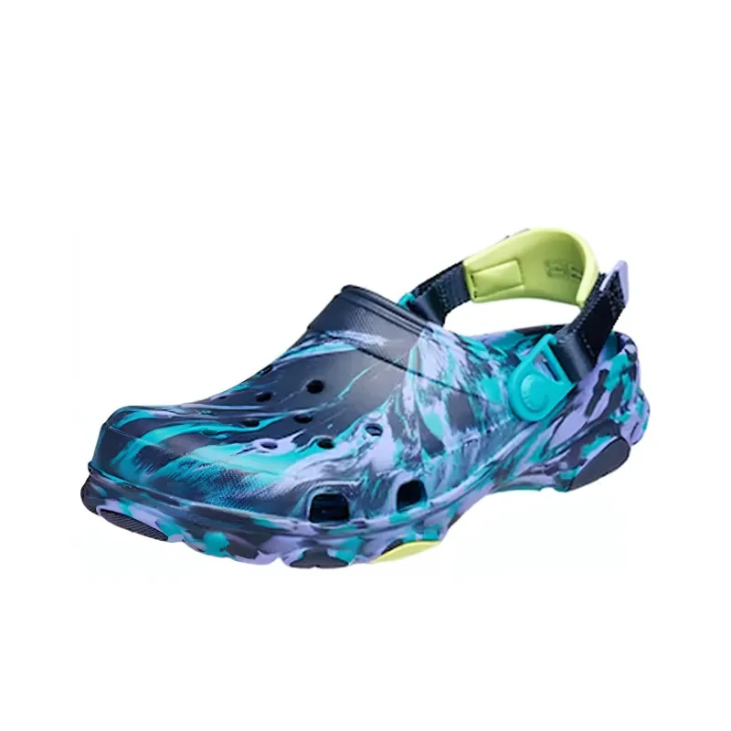 Crocs All-Terrain Marbled Clog Clogs Men's Blue Multicolor-1