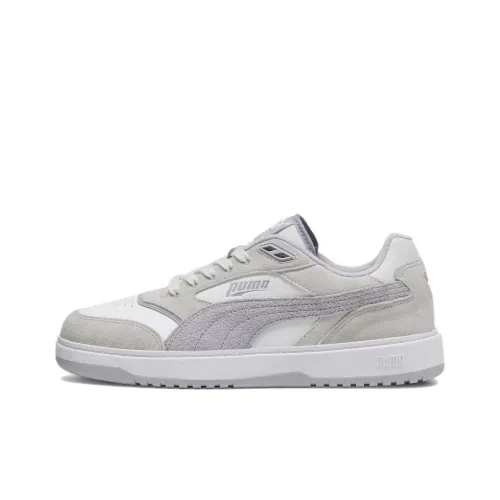 PUMA Doublecourt Skateboard Shoes Unisex Low-Top White/Gray