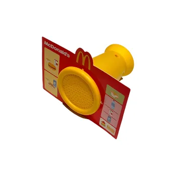 McDonald's Kids Set Dailu Speed Dining Room Ordering Microphone Yellow Toys