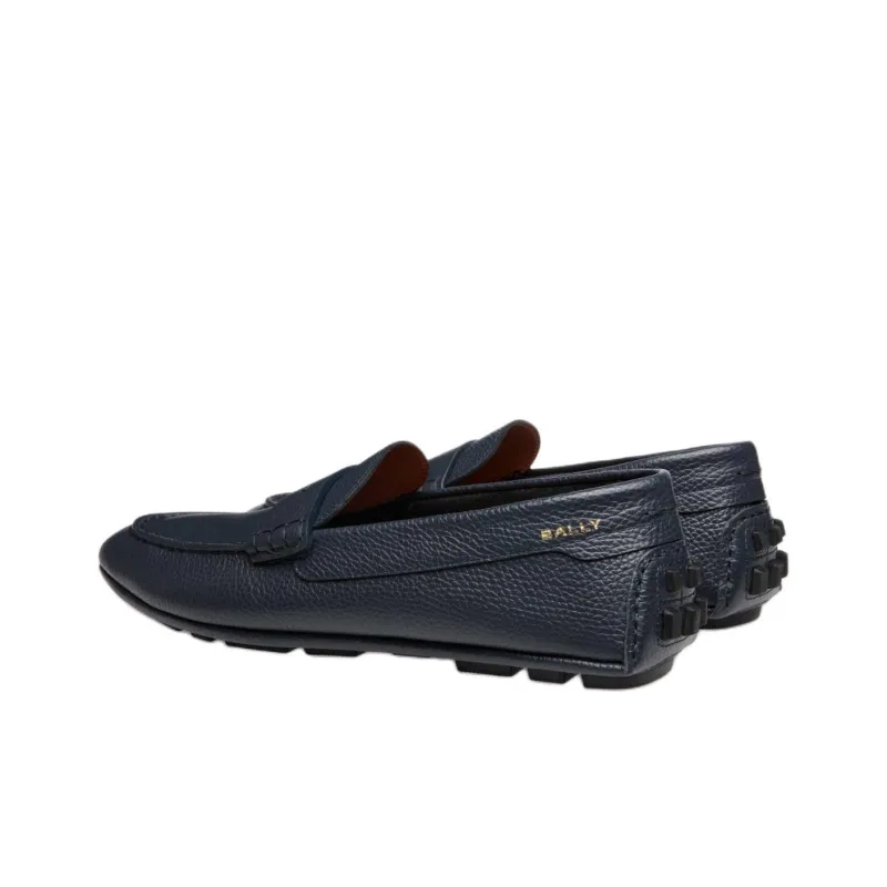 BALLY Gommino Loafers Men's Blue-3