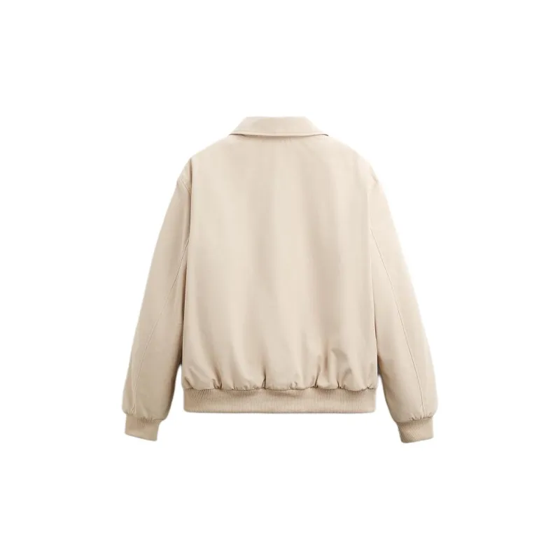 ZARA Puffer Jackets Men Tan-1