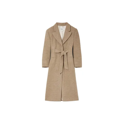 Sandro Coats Women's Khaki