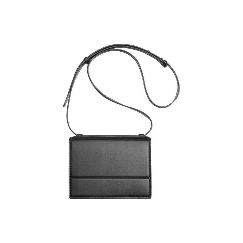 ZARA PU Small Square Bag Crossbody Bags Regular Men's Black-0