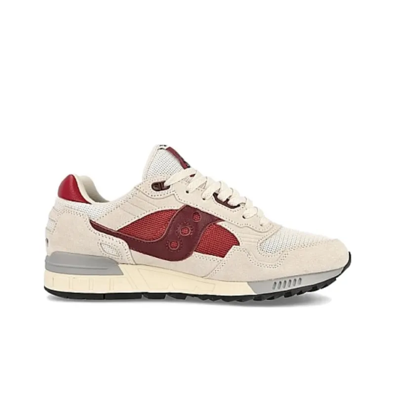 Saucony Shadow 5000 Beige Red Women's-1