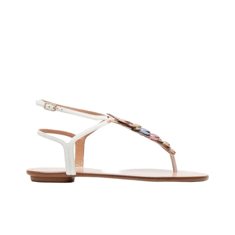 AQUAZZURA Papillon Fashion Sandal Women's White-1