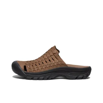 HYKE x KEEN San Juan II Wrap-toe Slippers Women's Brown Black
