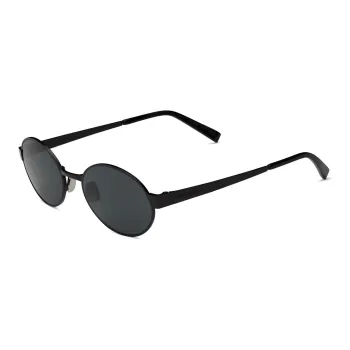 SAINT LAURENT Plastic Metal Cat Eye Sunglasses Unisex Black