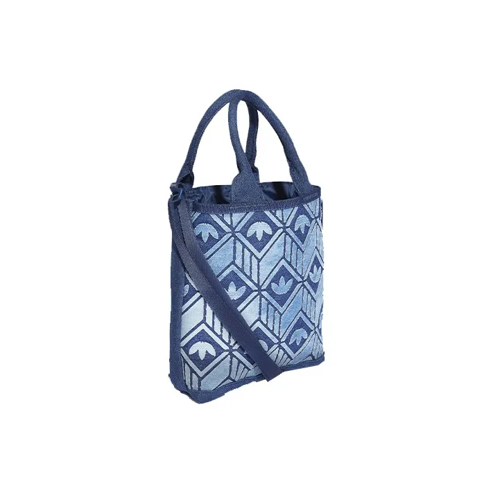 Adidas Originals Denim Bucket Bag, Handbag, Crossbody Bag, Shoulder Bag Unisex Blue-1