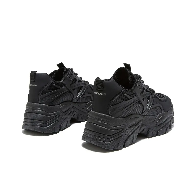 Little Red Man Low Top Chunky Sneakers Women's-2