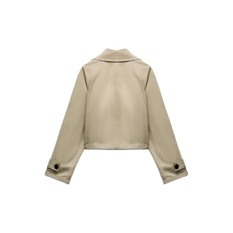 ZARA Jackets Coats Women's Beige-1
