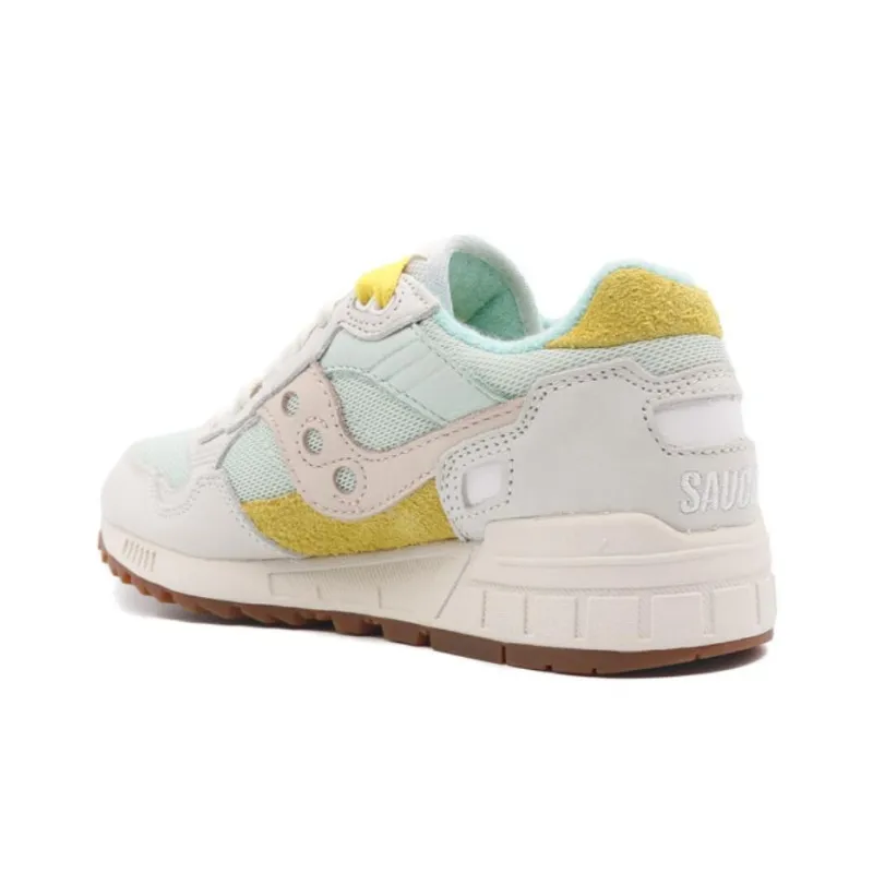 Saucony Shadow 5000 Unplugged Turquoise Yellow Women's-3