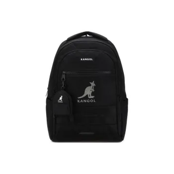 KANGOL Nylon Backpack Unisex Black