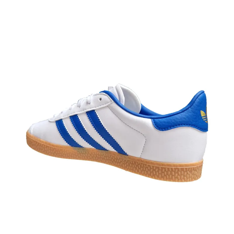 Gazelle Adidas Originals 'Vintage White Bold Blue'-3