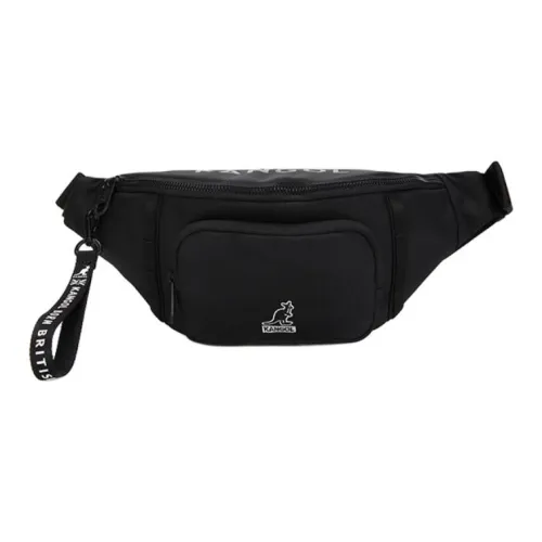 KANGOL Nylon Fanny Pack Unisex Black