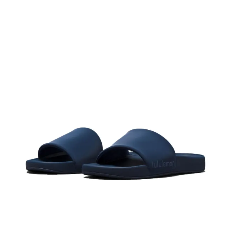 Lululemon Restfeel Slide Slip Resistant Slide Slippers Men's Blue-2