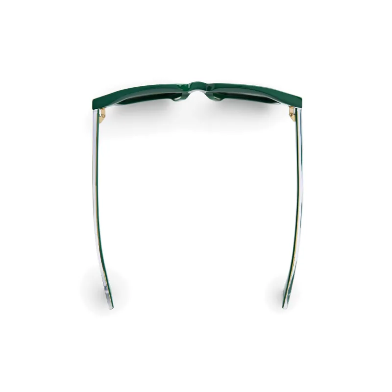 Bottega Veneta Square Sunglasses Women's Green-2