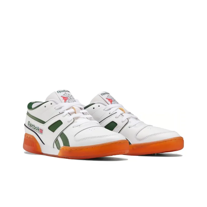 Reebok Pro Workout Low Mu 'White Utility Green Gum'-2