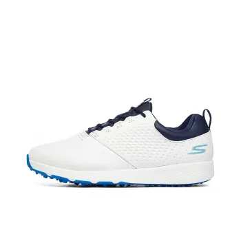 Skechers Elite 4 Cushioning Anti-Slip And Wear-Resistant Low-Top Golf Shoes Men's White Blue