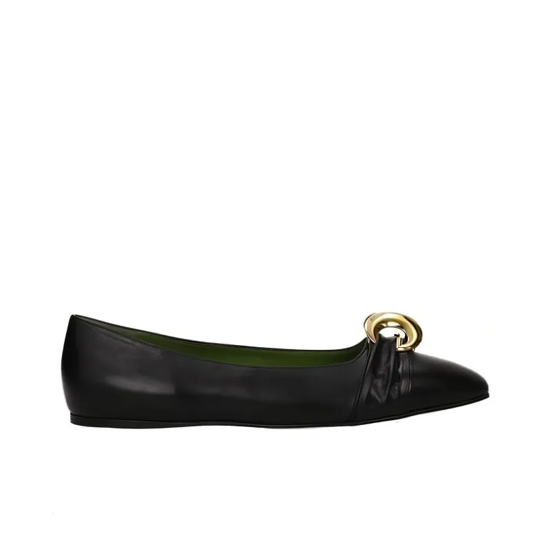GUCCI Half Moon GG Flat Pumps-1