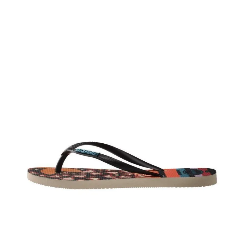 Havaianas Rubber Sole Slip Resistant Flip Flops Women's Multicolor-0