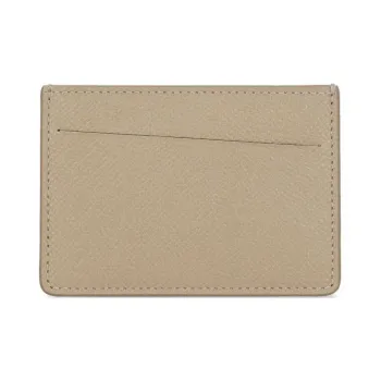 Maison Margiela Calfskin Card Holder Men's Beige