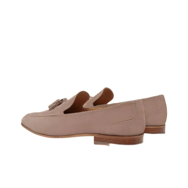 BALLY Tassel-detail Suede Loafers-3