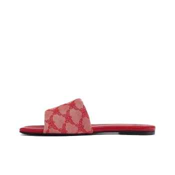 MCM Slide Slippers Women's Red