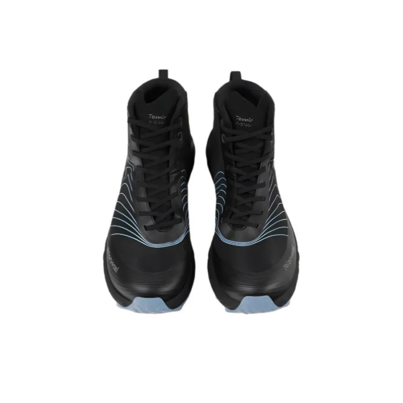 NNormal Tomir Boot Waterproof Shock Absorbers With Slip Resistant Features High Top Hiking Shoes Unisex Black-3