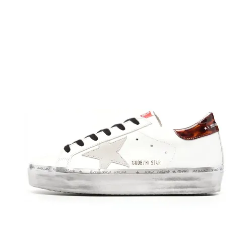 Golden Goose Hi Star Stylish Skateboarding Shoes Women's White