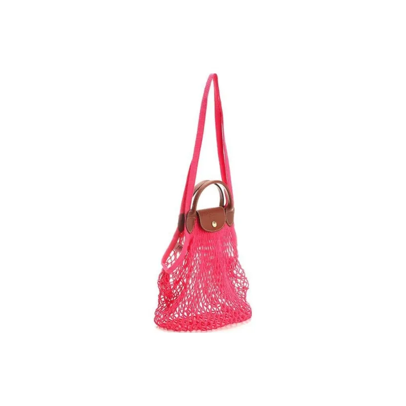 LONGCHAMP Le Pliage Filet Handbags Pink-4