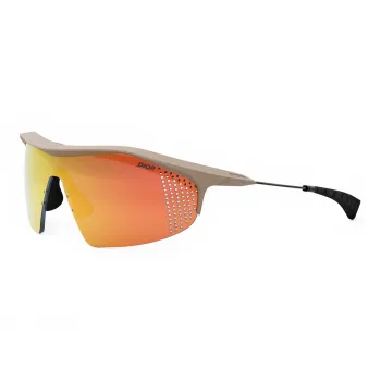 DIOR Injection Molded Plastic Irregular Shape Sunglasses Men's Beige