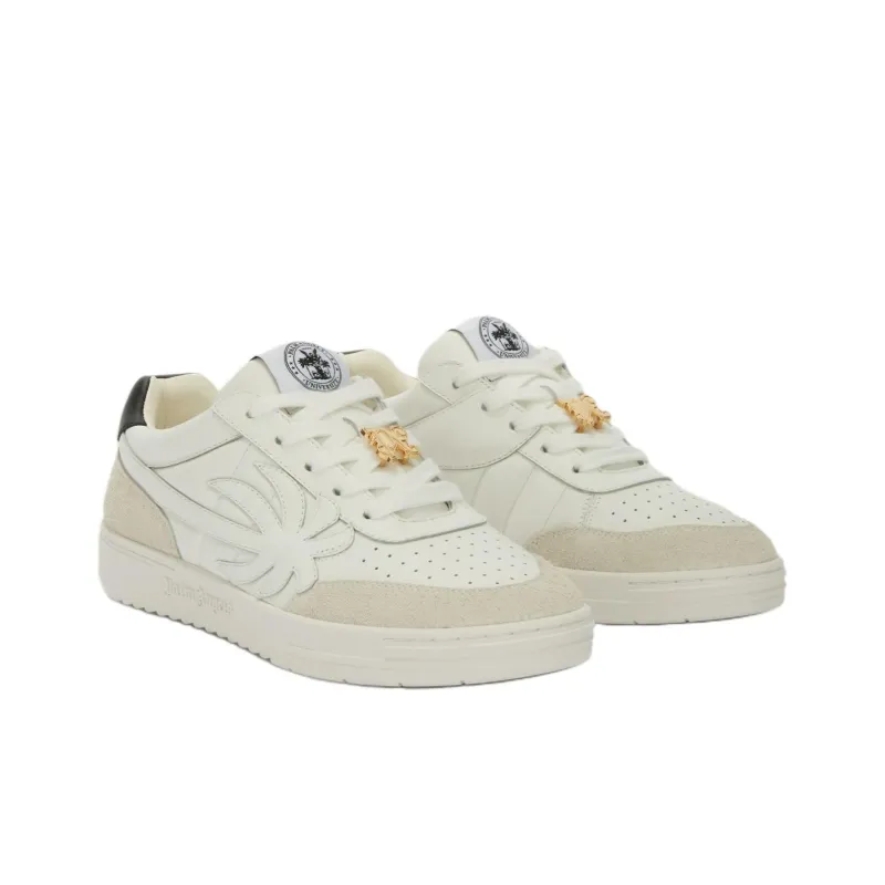 PALM ANGELS Palm Beach University Leather Sneakers-2