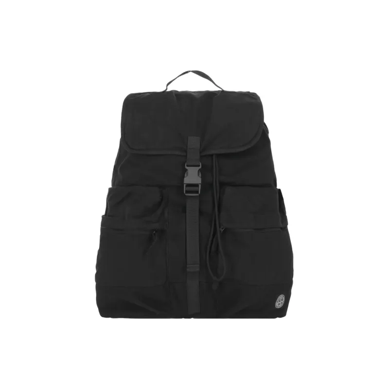 STONE ISLAND Canvas Backpack Regular Men's Black-0