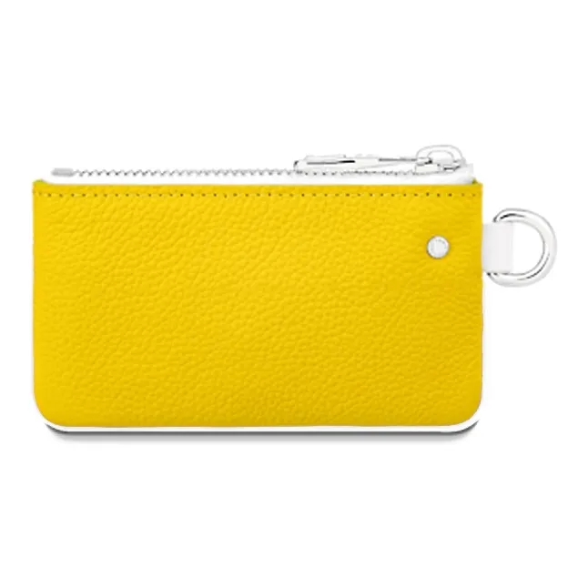 LOUIS VUITTON Pochette Cle Key Pouch Monogram Yellow-1