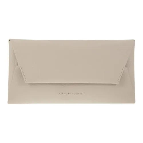 Brunello Cucinelli Logo Printed Chain-Linked Crossbody Bag