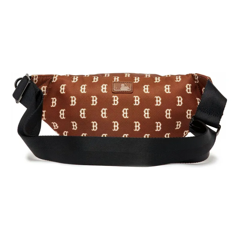 MLB Monogram Collection Polyester Combo Bag Crossbody Bags Fanny Pack Regular Unisex Brown-2
