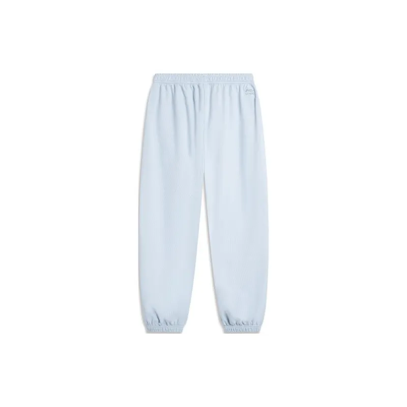 LiNing x Disney Knitted Sweatpants Women's Cloud Blue-1